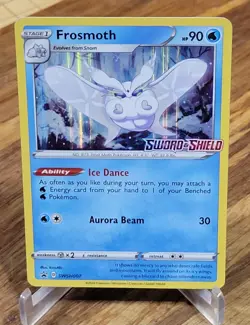 Frosmoth SWSH007 - Pokemon Sword & Shield Black Star Promo Card - NM Stamped - Image 1