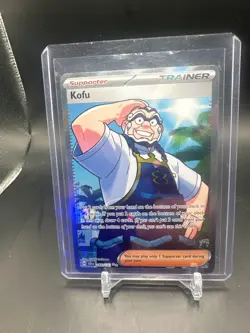 Holo Kofu - 165/142 Ultra Rare Stellar Crown Pokemon TCG - Image 1