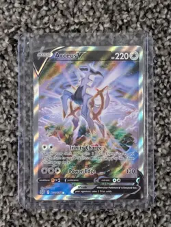 Arceus V 166/172 Pokemon TCG SWSH09 Brilliant Stars Full Art Holo Ultra Rare - Image 1
