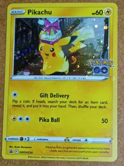 Pikachu SWSH234 Holo Promo Sword & Shield Promo Pokemon Lightly Played - Image 1