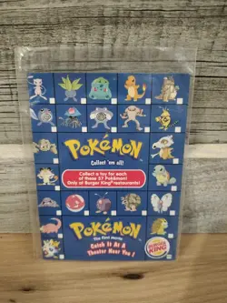 1999 Burger King Pokemon Jynx UnPerforated card #124 Psa 9 Mint Ungraded - Image 2