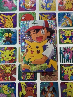 Pokemon Charizard Vintage Pocket Monsters Vending HOLO Prism Sticker 99 Nintendo - Image 1