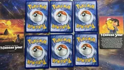 Ash’s Pikachu I Choose You Movie Promo Complete Set Of 6 SM109-114 Pokemon TCG B - Image 2