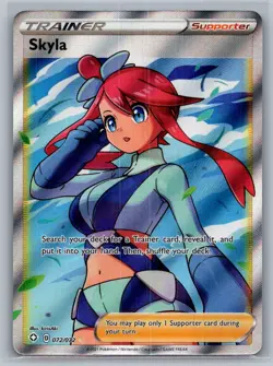 Skyla 072/072 Ultra Rare Shining Fates Pokemon Near Mint - Image 1