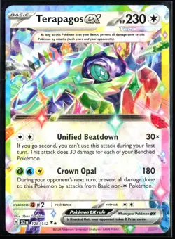 2024 Scarlet & Violet Series - Stellar Crown Terapagos ex #128 Double Rare Holo - Image 1