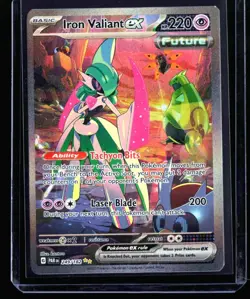 2023 Scarlet & Violet - Paradox Rift Iron Valiant ex #249 Special Illustration - Image 1