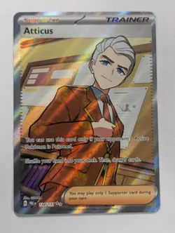 Atticus 134/131 Sv: Prismatic Evolutions Holo Pokemon TCG NM - Image 1