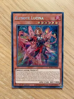 BPRO-EN010 Elfnote Lucina Secret Rare Yugioh 1st - Image 1