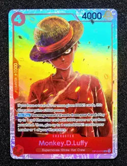 Monkey.D.Luffy OP12-015 - One Piece TCG - Legacy of the Master Foil NM English - Image 1