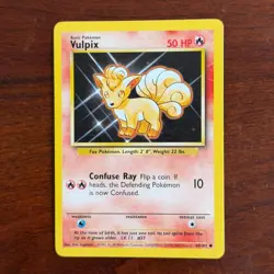 Vulpix 68/102 Common Base Set 4th Print 1999-2000 UK Pokemon Card - Image 1