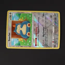 POKEMON CARD - SNORLAX - 158/214 - UNBROKEN BONDS - REVERSE HOLO HEAVY PLAY - Image 5