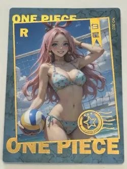 SHIRAHOSHI VOLLEYBALL R N-002 Thick Huatang One Piece Anime Collectible Card - Image 1