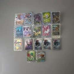 Lot Of (17) Pokemon Full Art Japanese Cards - Image 1