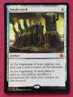 Magic The Gathering FROM THE VAULT ANNIHILATION FOIL SMOKESTACK card MTG - Image 1