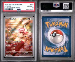 Stufful IR #154 PSA 10 Gem Mint Pokemon MEG EN 2025 Illustration Rare - Image 1