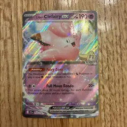 Pokemon TCG Lillie's Clefairy EX 056/159 Journey Together Nm Condition - Image 1