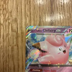Pokemon TCG Lillie's Clefairy EX 056/159 Journey Together Nm Condition - Image 2