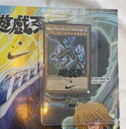 NIKE × Yu-Gi-Oh RED-EYES BLACK DRAGON Secret Rare Limited Promo Card English - Image 2