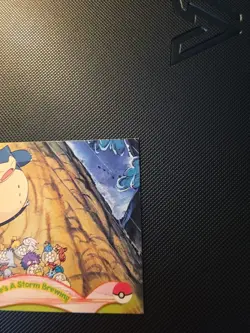 Pokemon Topps TC 2000 Movie Animation Edition There's A Storm Brewing (Snorlax) - Image 5