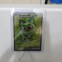 Pokemon Sprigatito EX ASC Heroes Ultra Rare Holo 251/217 2026 EN 200 HP - Image 1