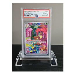 Pokemon TCG Sawsbuck 166/162 Temporal Forces Illustration Rare - PSA 10 - Image 1