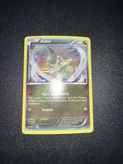 Pokemon TCG Axew 12/20 Dragon Vault Holo Rare NM - Image 1
