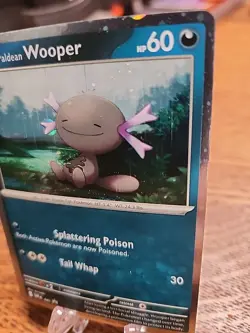 Paldean Wooper 041 Cosmo Holo SVP Blackstar Promo 2023 Pokemon TCG - Image 3