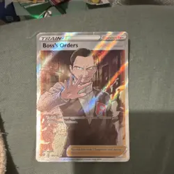 Pokemon Boss's Orders Giovanni Ultra Rare Holo Trainer Rebel Clash 189/192 - Image 3