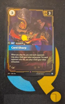 Card Sharp SFD 081/221 Rare Spiritforged Riftbound League of Legends - Image 1