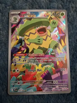 Ludicolo #095/094 Illustration Rare card from the Pokemon Phantasmal Flames - Image 1