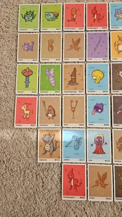 Pookiemoot Gen 1 Lot of 48 Cards - Parody Card Fan Art Derpy - Image 2