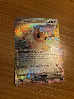 Eevee EX Prismatic Evolutions Holo Card 075/131 English - Image 1