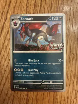 Zoroark (White Flare Stamped) 062/086 Miscellaneous Cards & Products Holo - Image 1