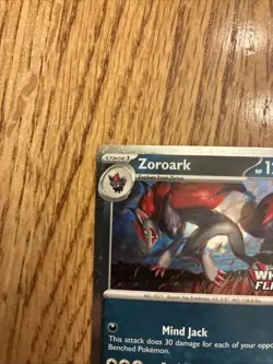 Zoroark (White Flare Stamped) 062/086 Miscellaneous Cards & Products Holo - Image 2