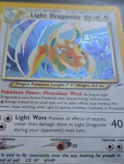 Light Dragonite 14/105 Neo Destiny Holo LP Pokemon Card - Image 2