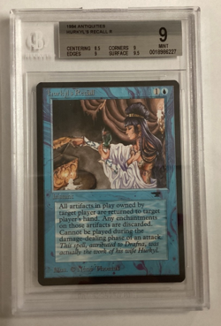 MTG Antiquities HURKYL’S RECALL BGS 9 (6227) Graded Power - Image 1