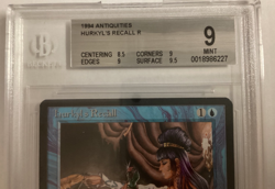 MTG Antiquities HURKYL’S RECALL BGS 9 (6227) Graded Power - Image 2
