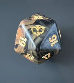 Secrets of Strixhaven Oversized Spindown Life Counter - MTG Bundle D20 Die - Image 1