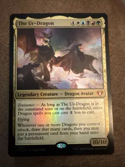 MTG The Ur-Dragon NM Foil Commander Masters Mythic 0361 - Image 1