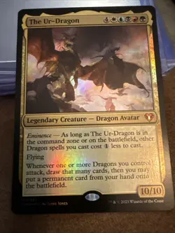 MTG The Ur-Dragon NM Foil Commander Masters Mythic 0361 - Image 3