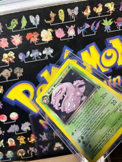 Dark Weezing Pokemon Card 60 HP Rare 14/82 #110 Holographic - LP - Image 3