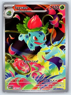 Ivysaur #134 Mega Evolutions Illustration Rare Pokemon TCG - Image 1
