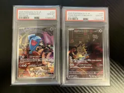 PSA 10 SEQ Wobbuffet Meowth AR Set 103 109/098 Glory Of Team Rocket Pokemon JP - Image 1