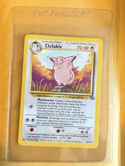 Clefable 17/64 Jungle Regular Pokemon Rare, LP See Photo - Image 1