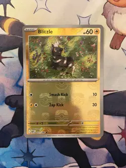 Pokemon TCG - Blitzle #031/086 - White Flare - Master Ball Reverse Holo - Image 1