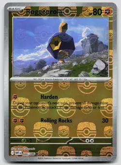 Roggenrola 046/086 ENG White Flare - Master Ball Pokemon NM - Image 1