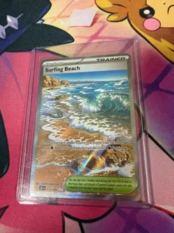Pokemon TCG - Mega Evolution - Chaos Rising - Surfing Beach 114/086 UR - Image 2