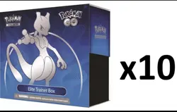 Pokemon Elite Trainer Box Pokemon GO Case x10 English Mewtwo - Image 1