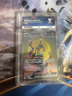 Pokemon Iron Crown EX Temporal Forces Sir 206/162. Ace Grade 9 Mint - Image 1