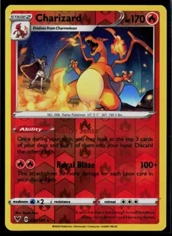 Charizard 025/185 Vivid Voltage Rare Pokemon - Image 1